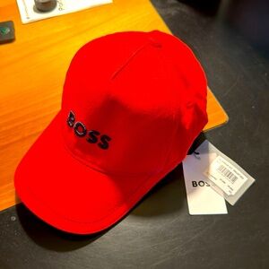 Boss Boys New Red Hat Cap